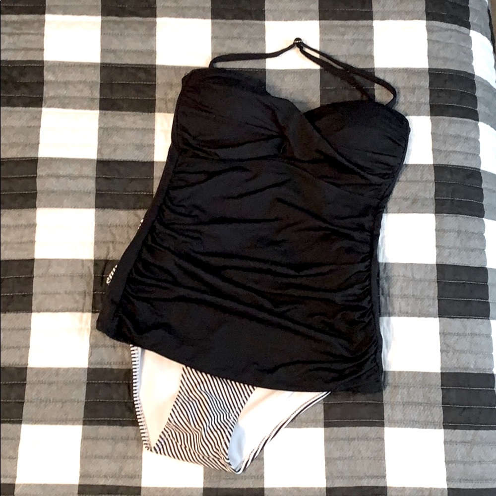 LOFT Ruched Tankini Top